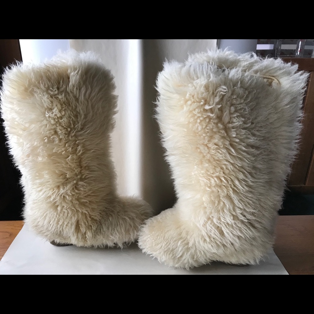 Retro Aifos Sheepskin Ski Boots EU 42/US 11.5